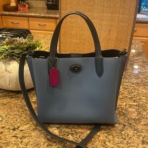 Coach Willow Tote 24 In Colorblock Crossbody Bag